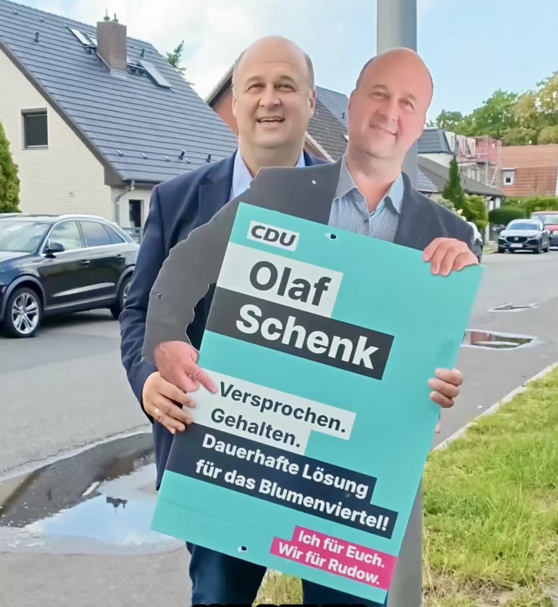 So sieht ein originelles Wahlplakat aus. Foto: Grabowski So sieht ein originelles Wahlplakat aus. Foto: Grabowski