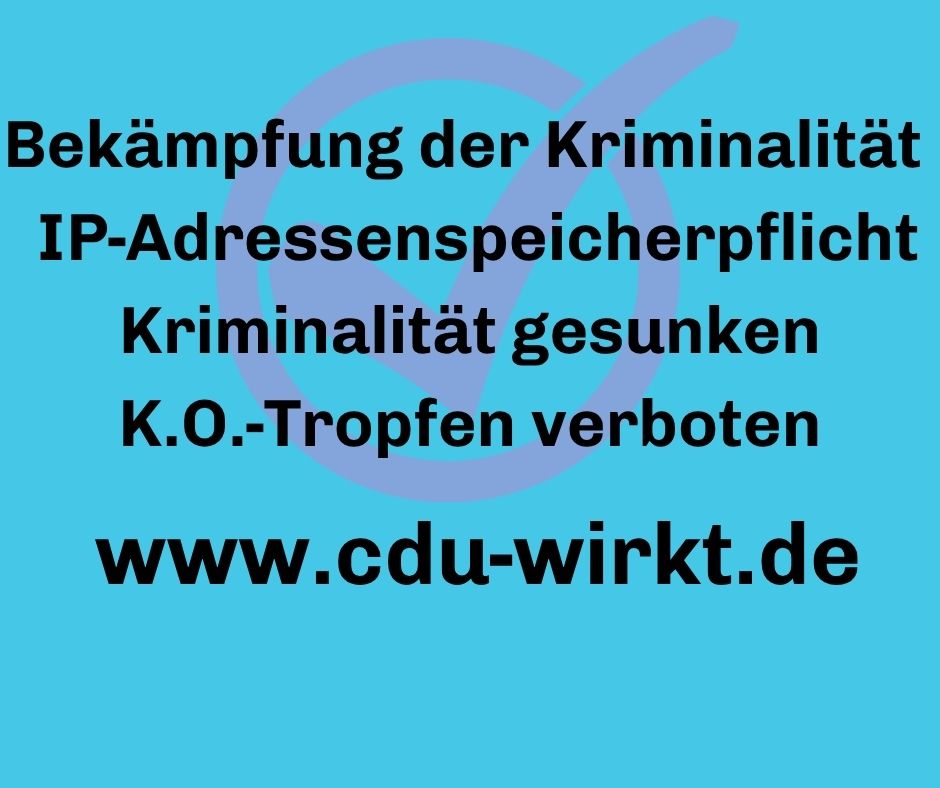F�r mehr Sicherheit und Gerechtigkeit